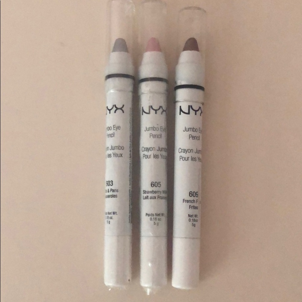 Lot of 3 NYX jumbo eye pencil